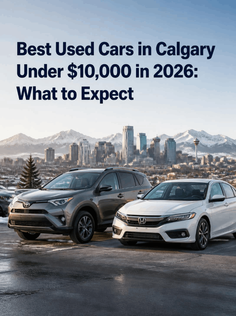 Best Used Cars in Calgary Under $10,000 in 2026: What to Expect