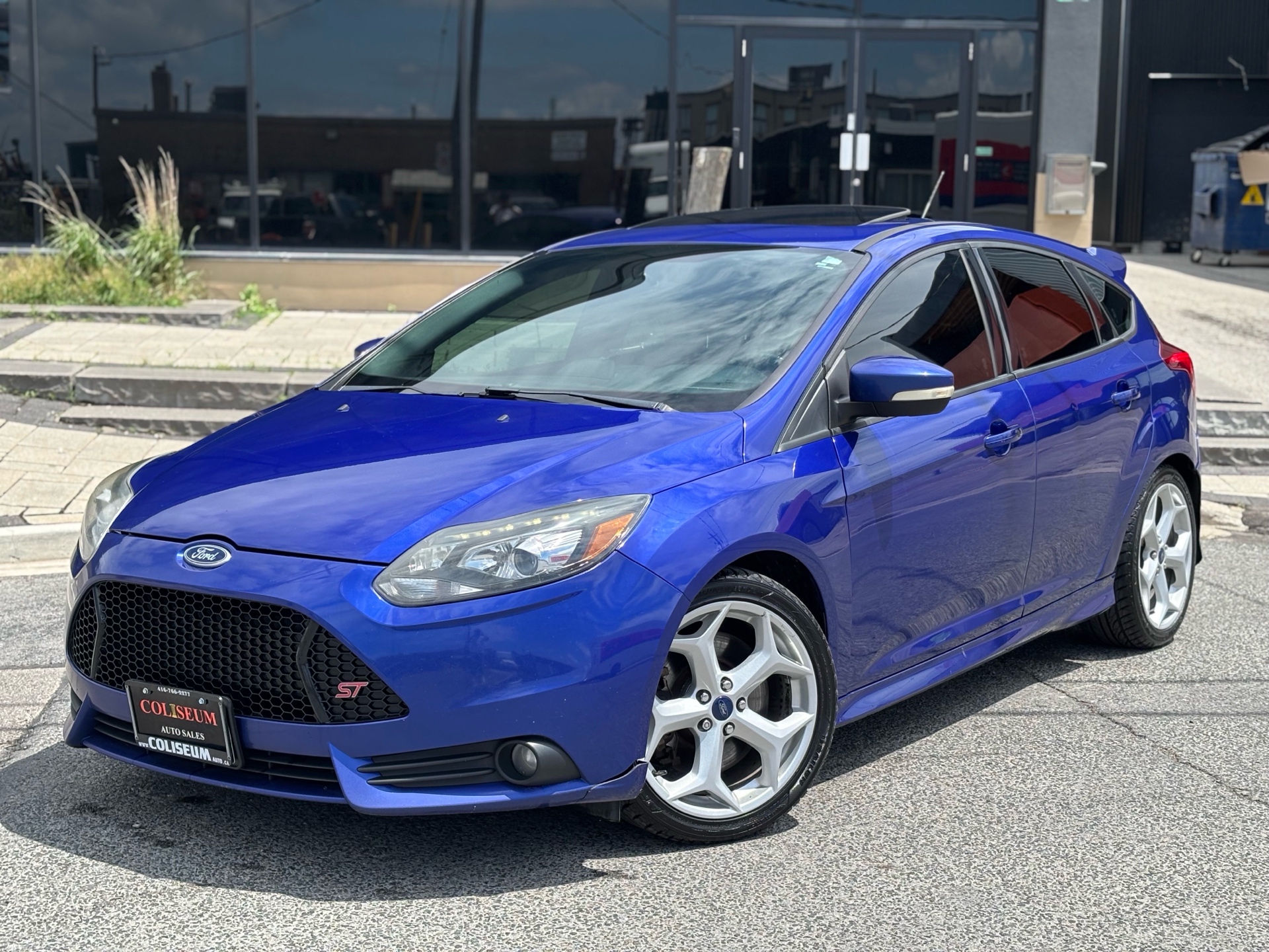 2014 Ford Focus ST 6 SPD MANUAL-LEATHER RECARO-ROOF-NAVI-NO ACCIDENTS