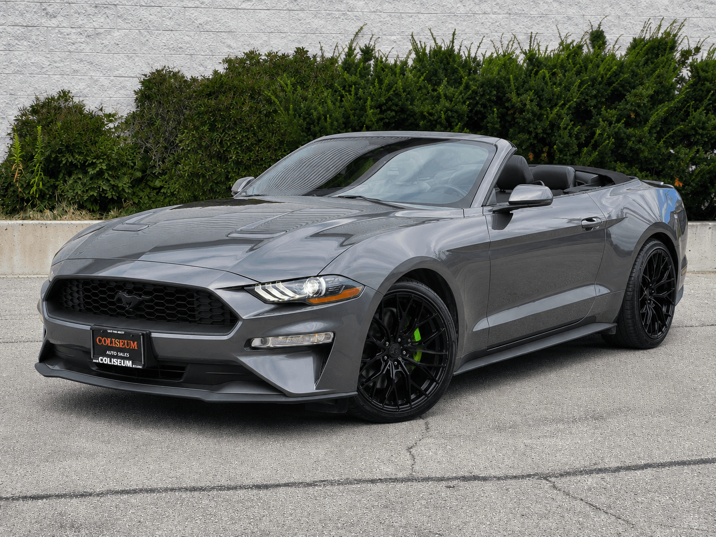 2019 Ford Mustang ECOBOOST PREMIUM CONVERTIBLE-BLACK RIMS-LOADED