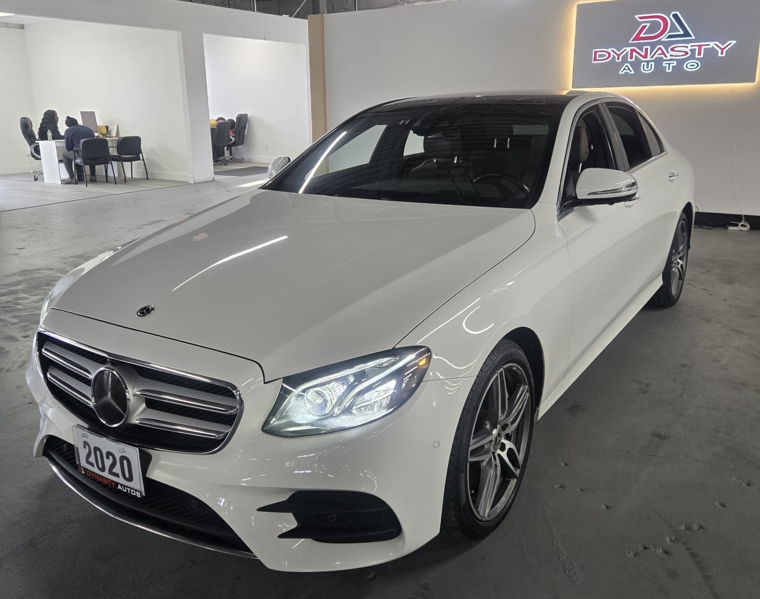 2020 Mercedes-Benz E-Class E 350 4MATIC Sedan|CLEAN CAR FAX|GOOD RELIABILITY|SUNROOF|2 SETS OF KEYS|BROWN LEATHER SEATS| for sale at Dynasty Auto Selection Inc