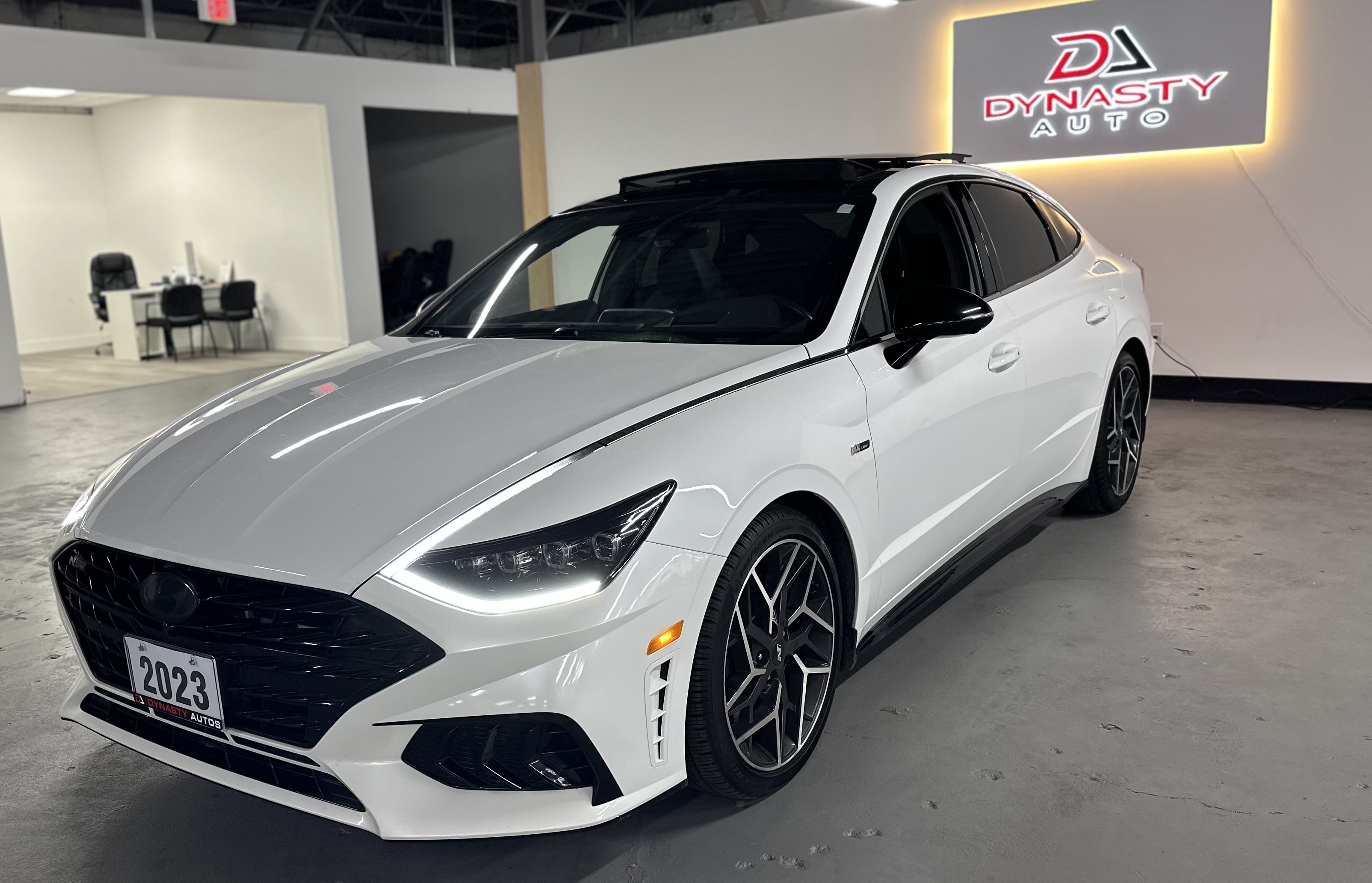 2023 Hyundai Sonata 2.5T N Line |CLEAN CAR FAX|HEADS UP DISPLAY|BSM|PANO ROOF|ADAPTIVE CRUISE CONTROL| for sale at Dynasty Auto Selection Inc
