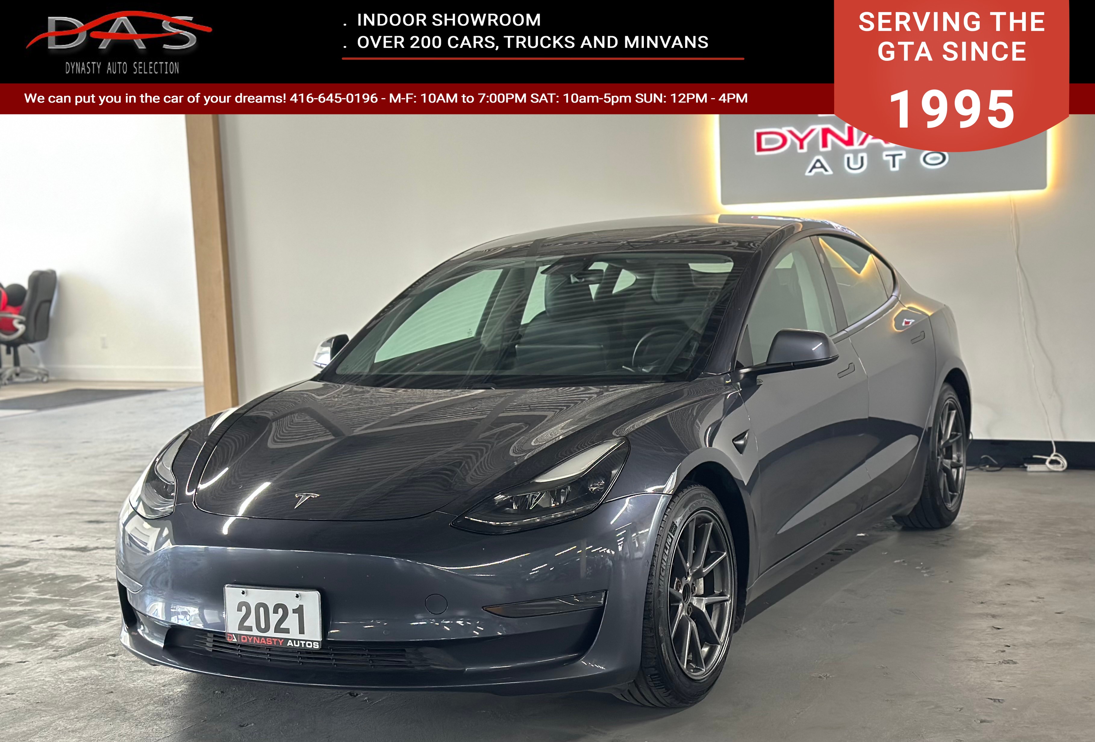 2021 Tesla Model 3 Standard Range Plus | One Owner | Ontario Vehicle – photo 1