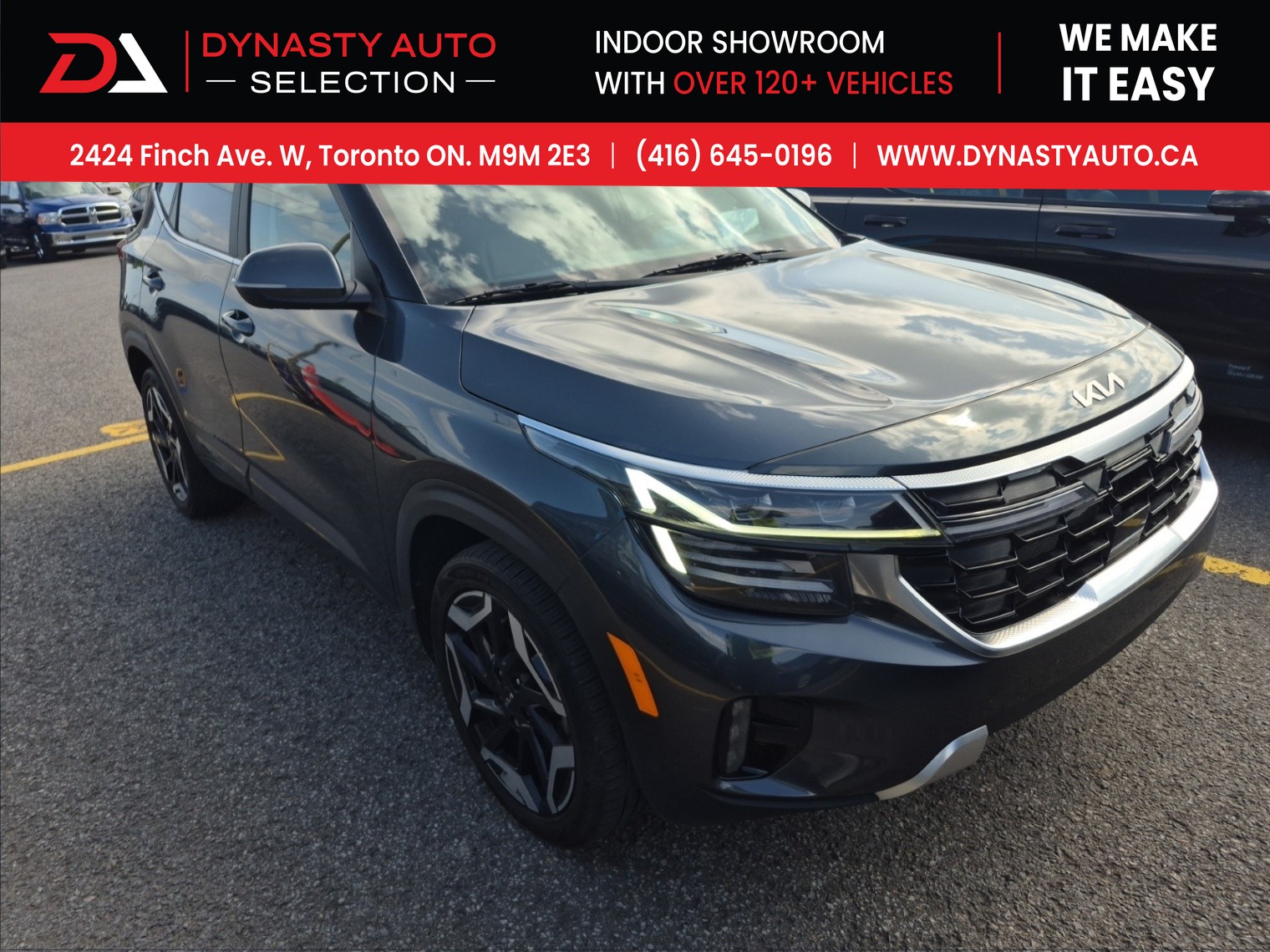 2024 Kia Seltos SX AWD | ONE OWNER | CLEAN CAR FAX | LEATHER SEATS | SUN ROOF| for sale at Dynasty Auto Selection Inc