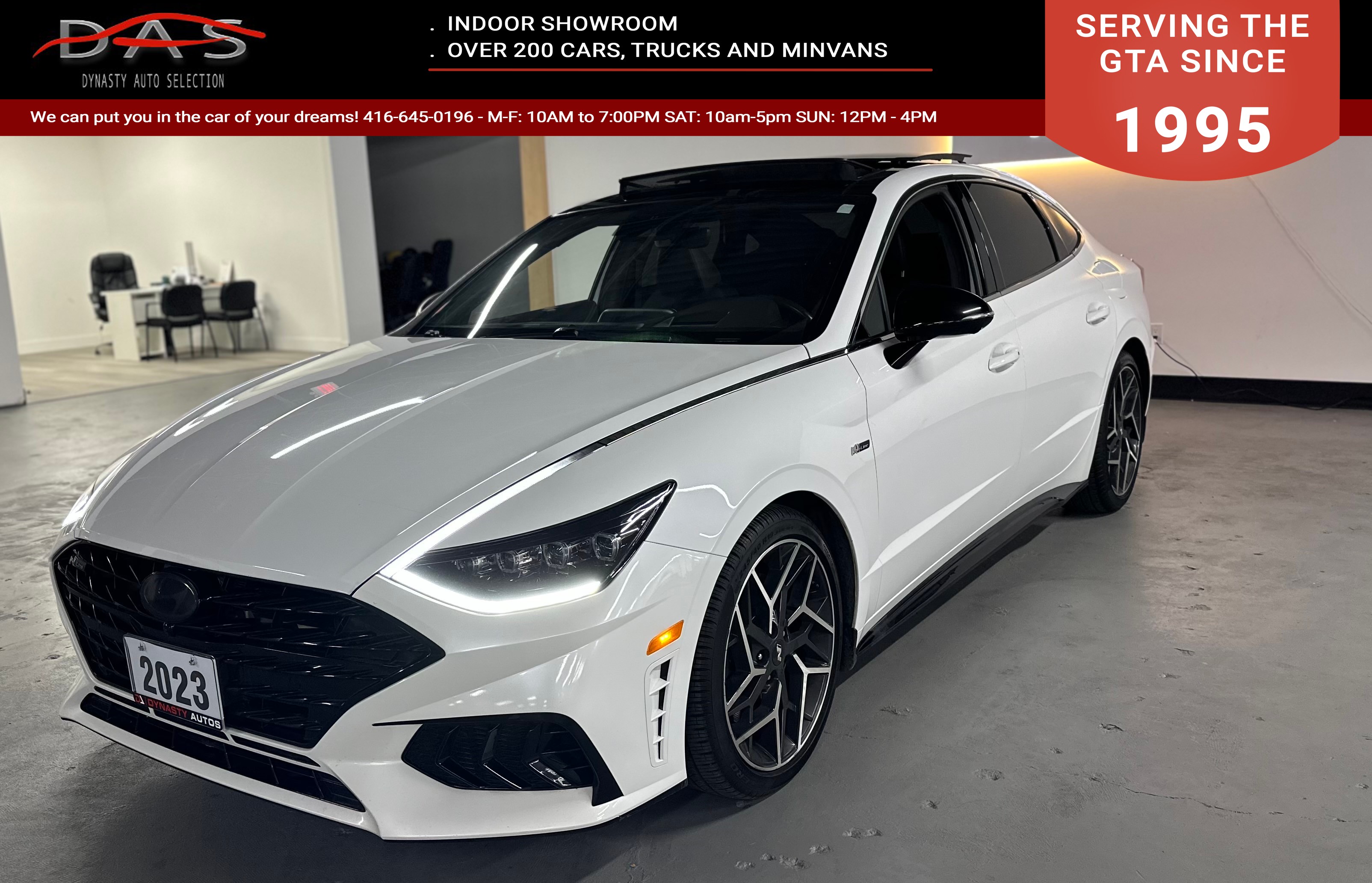 2023 Hyundai Sonata 2.5T N Line |CLEAN CAR FAX|HEADS UP DISPLAY|BSM|PANO ROOF|ADAPTIVE CRUISE CONTROL| – photo 1