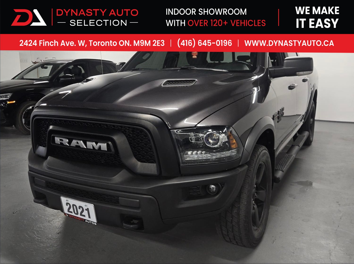 2021 Ram 1500 Classic Warlock 4x4 Crew Cab 5'7" Box|SLT|LOW KM|APPLE CARPLAY/ANDROID AUTO|REMOTE STARTER| – photo 1