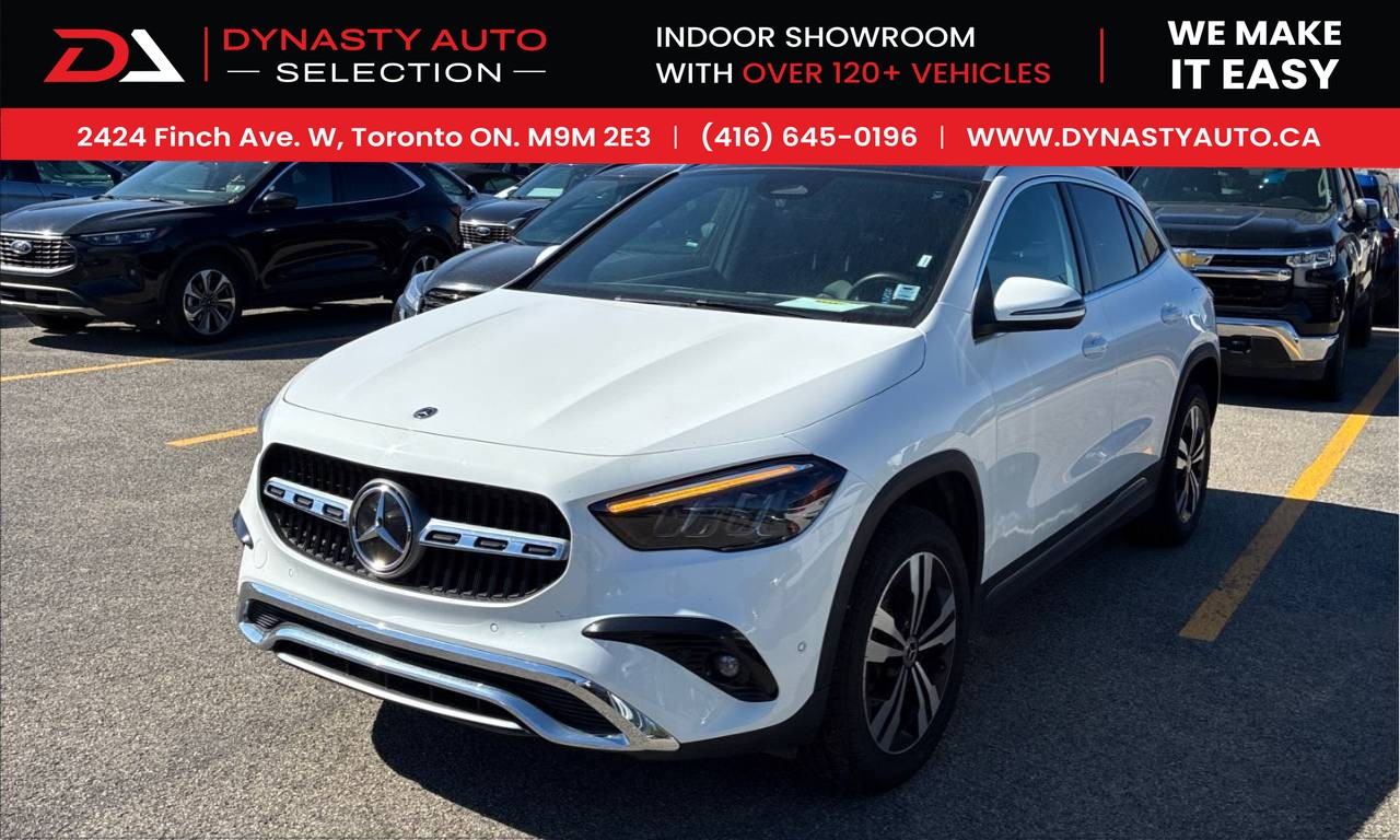 2026 Mercedes-Benz GLA GLA 250 4MATIC SUV|CLEAN CAR FAX|PANO ROOF|REMOTE STARTER|BSM| for sale at Dynasty Auto Selection Inc