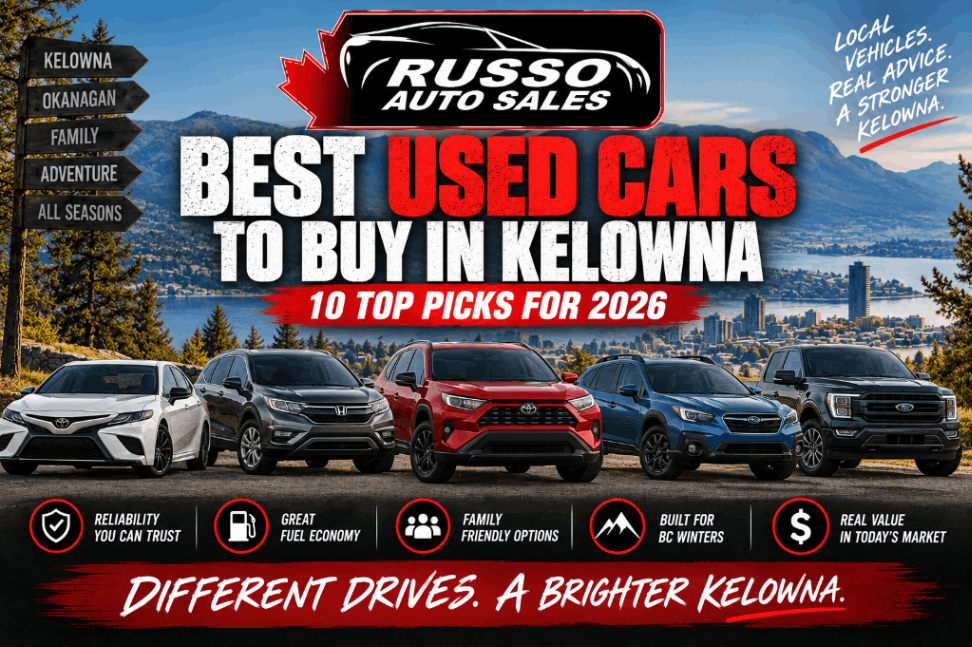 Best Used Cars to Buy in Kelowna, BC: 10 Top Picks for 2026