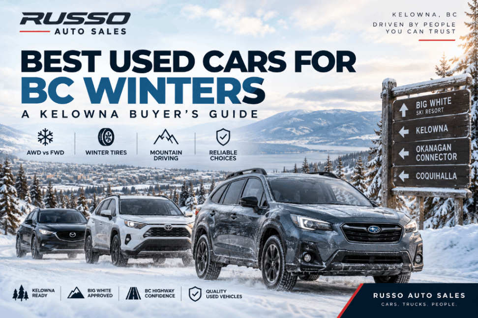 Best Used Cars for BC Winters: A Kelowna Buyer’s Guide