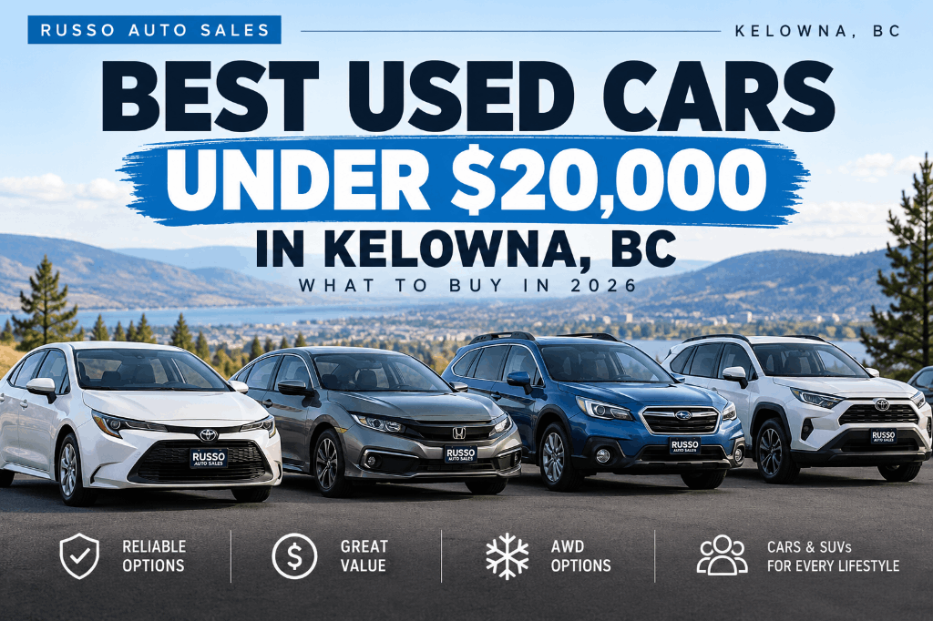 Best Used Cars Under $20,000 in Kelowna, BC: What to Buy in 2026