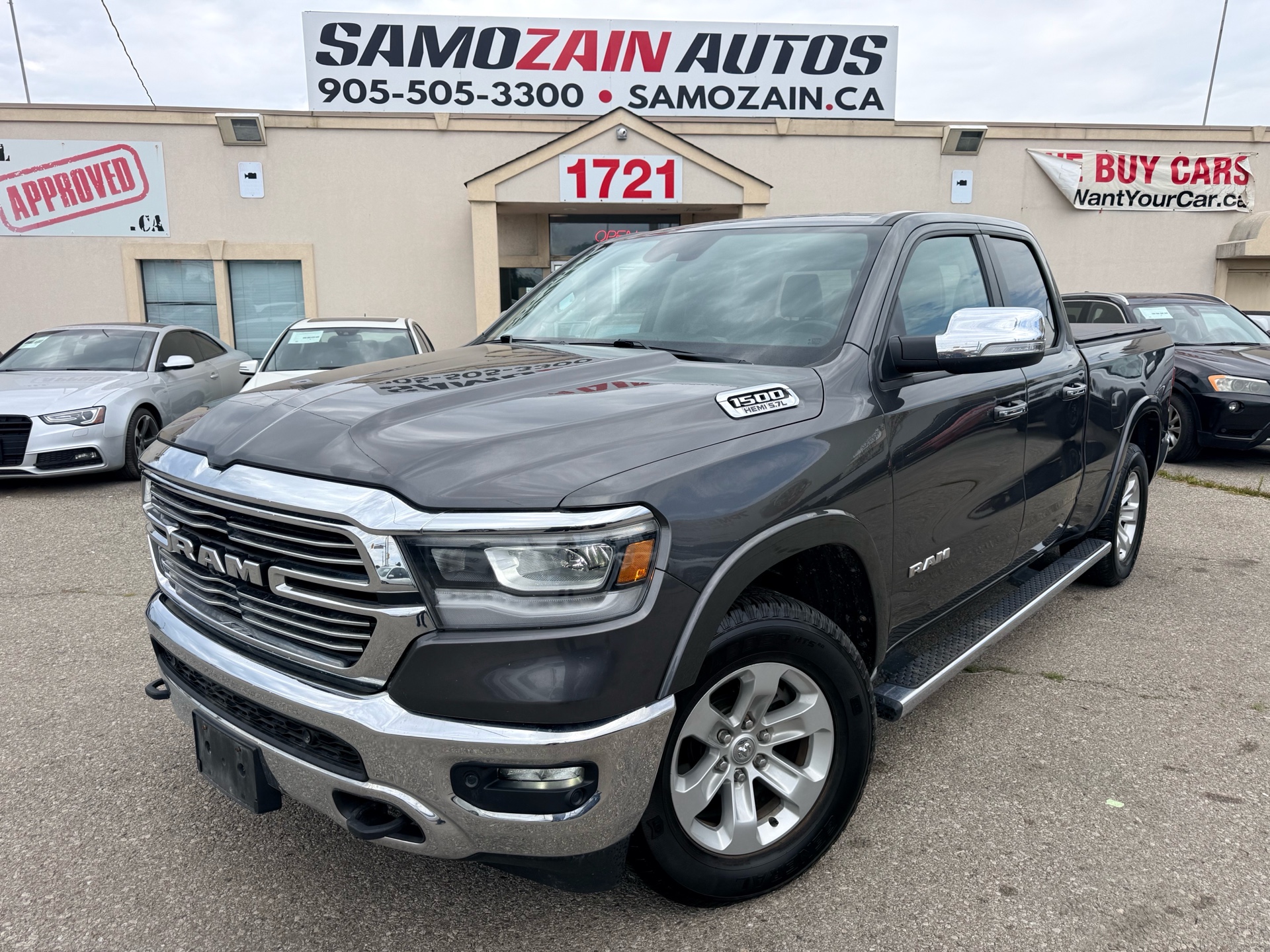 2019 Ram 1500 Laramie 4x4 Quad Cab 6'4' Box